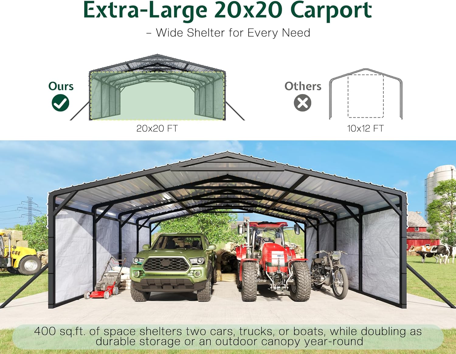 Reviews - Jocisland 20x20 Carport Review: Honest Pros & Cons Tested Step-by-step guide for Jocisland 20x20 carport review - complete tutorial