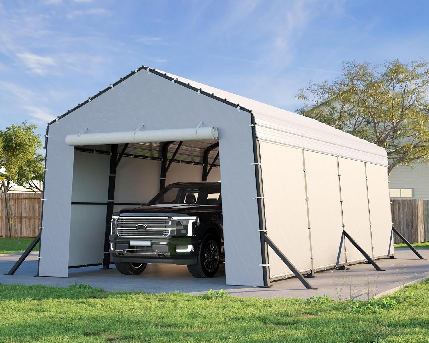 Jocisland Heavy Duty Carport Review - detailed features and technical specifications