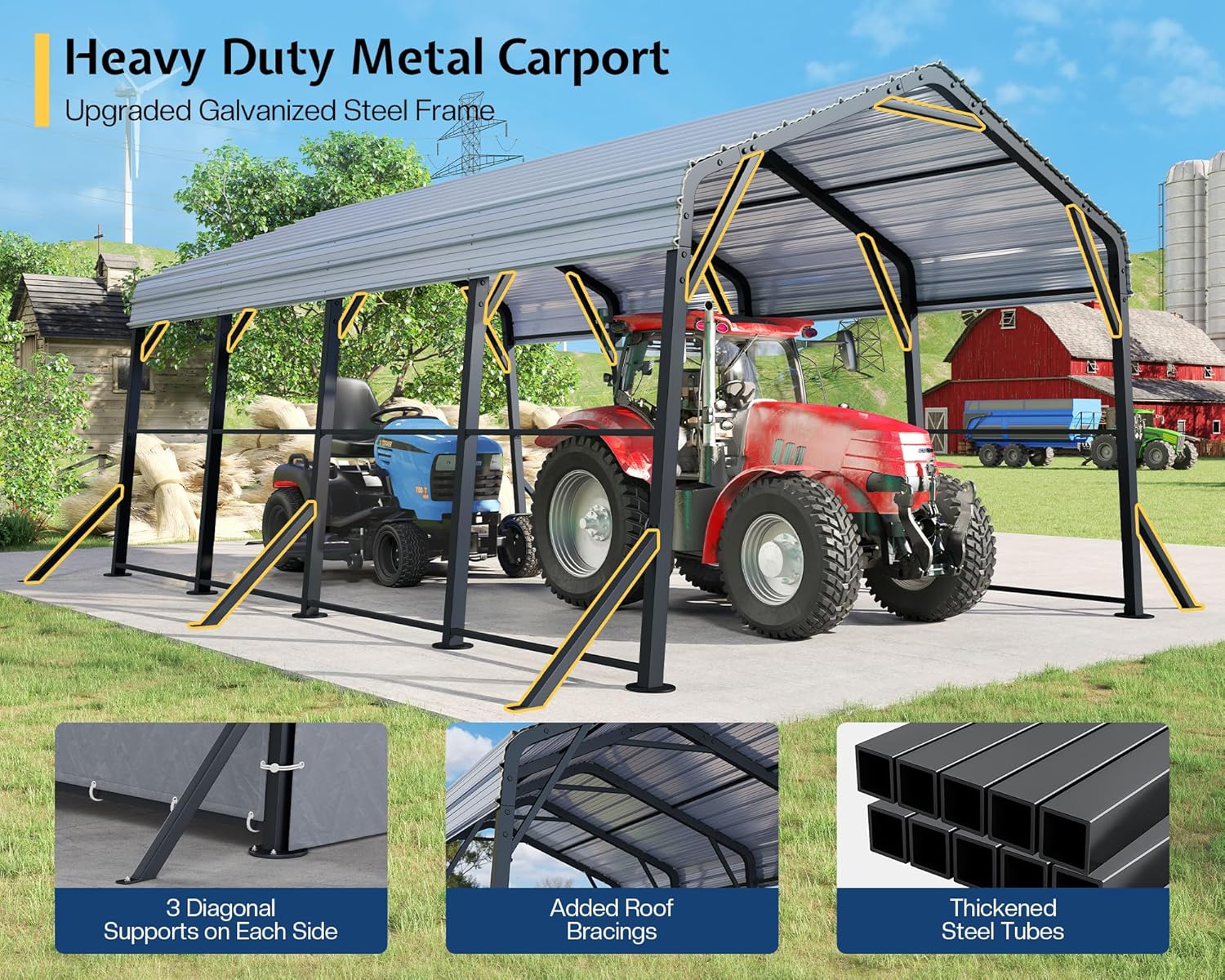 Jocisland Heavy Duty Carport Review performance testing and real-world results