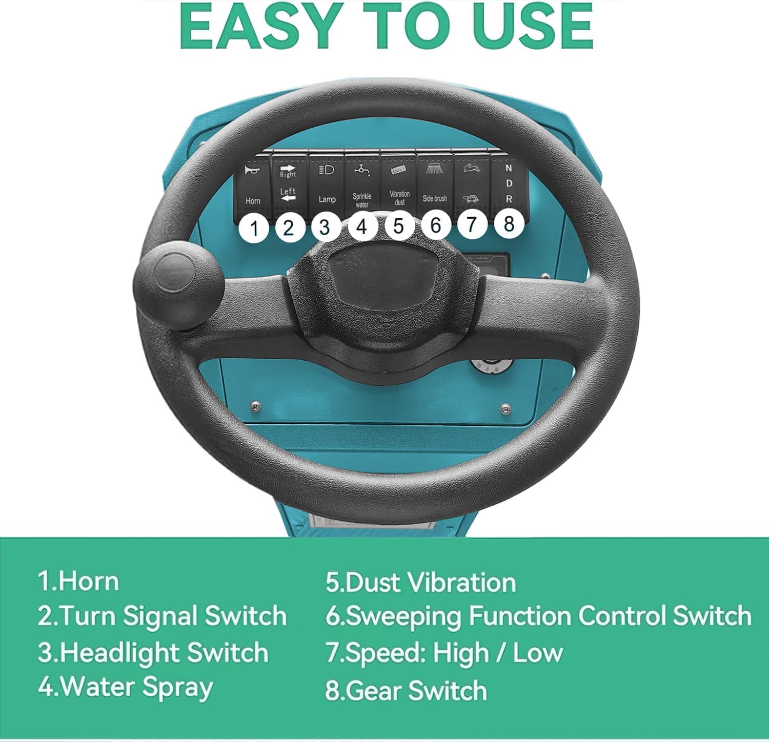 KARHDIR industrial sweeper review unboxing and complete package contents