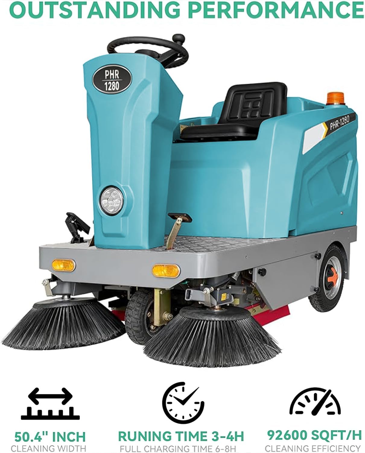 Step-by-step guide for KARHDIR industrial sweeper review - complete tutorial