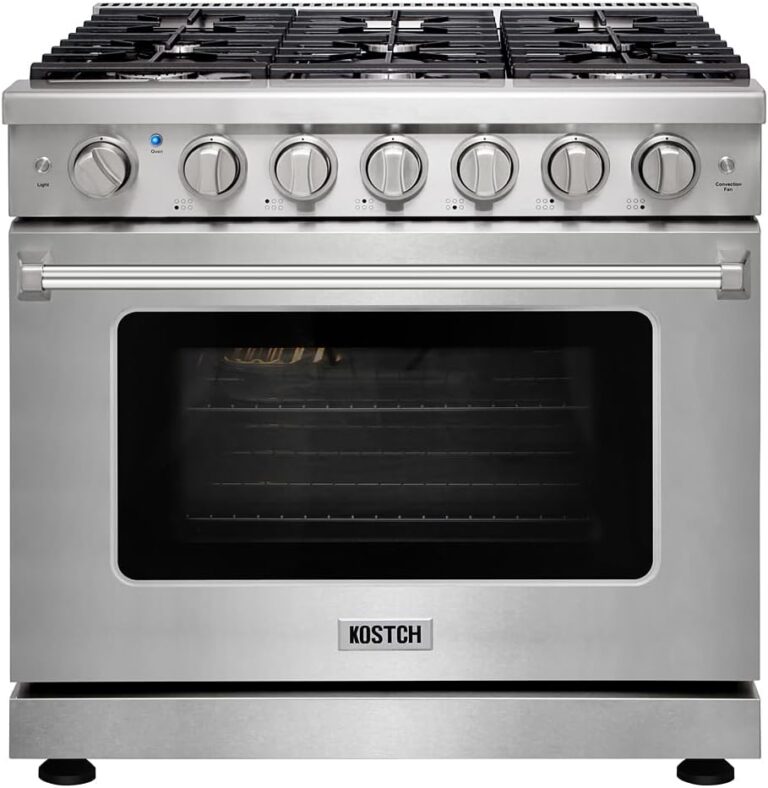 Image 1 of KOSTCH 36 inch gas range review