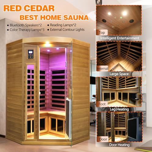 Reviews - KUNSANA Corner Sauna Review: Honest Pros & Cons Analysis KUNSANA Corner Sauna Review usage demonstration