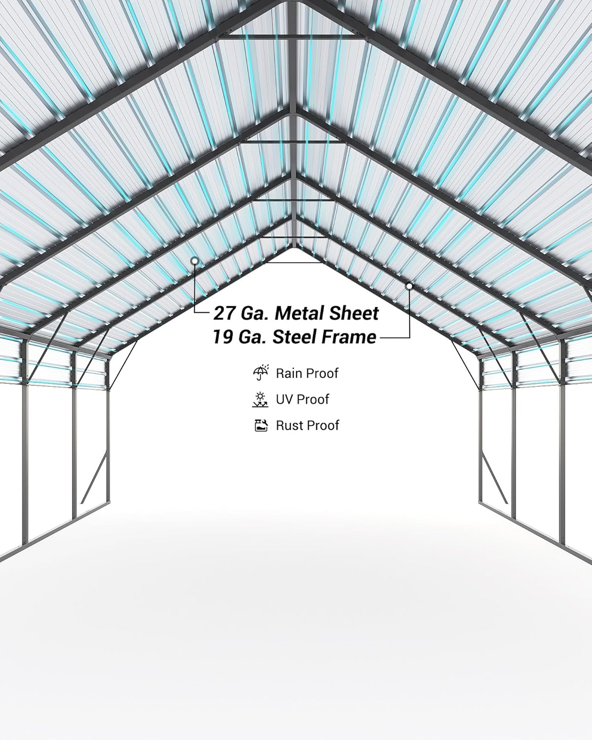 KYBOLT metal carport review unboxing and complete package contents