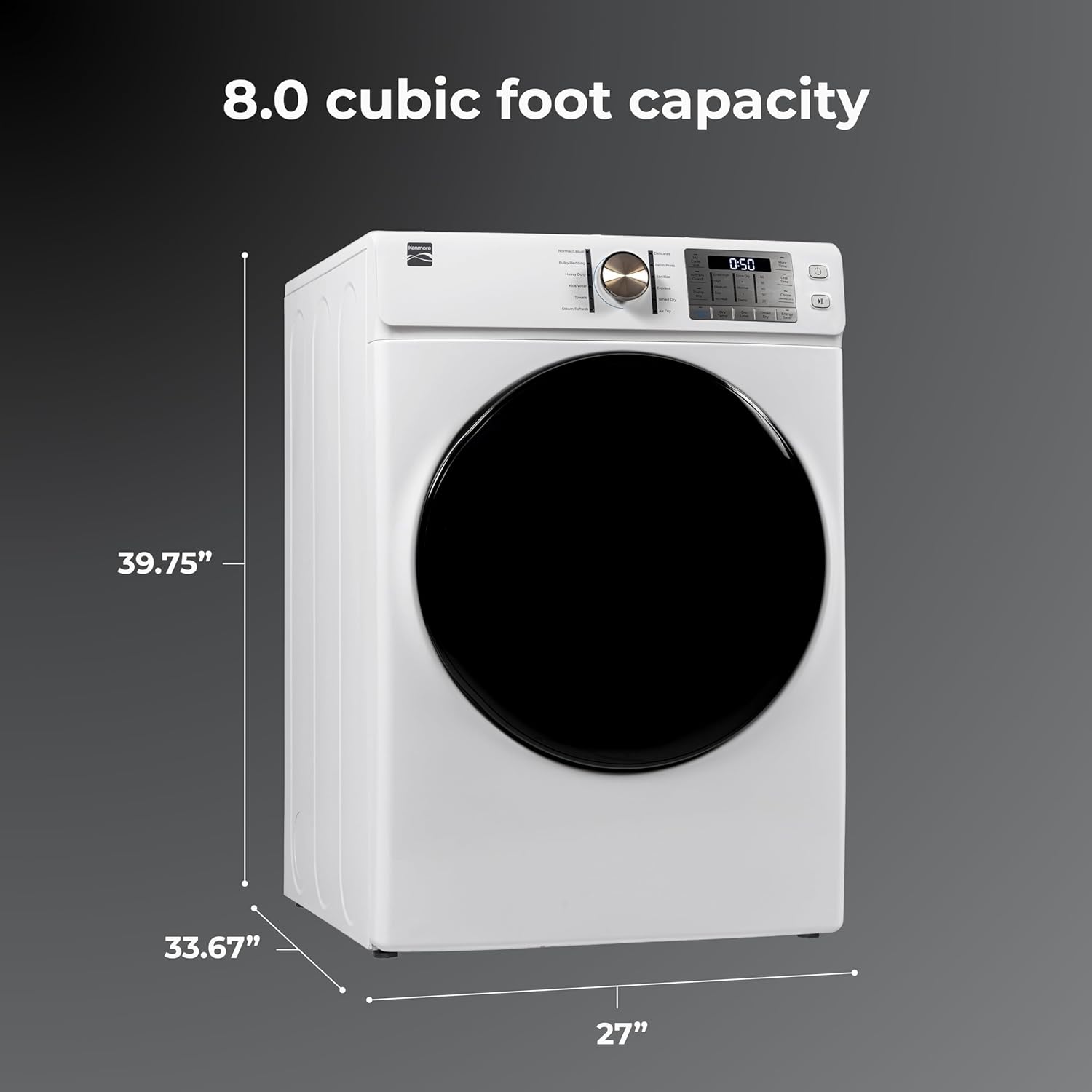 Reviews - Kenmore 8.0 Gas Dryer Review: Honest Pros & Cons Tested Kenmore 8.0 Gas Dryer review unboxing and complete package contents