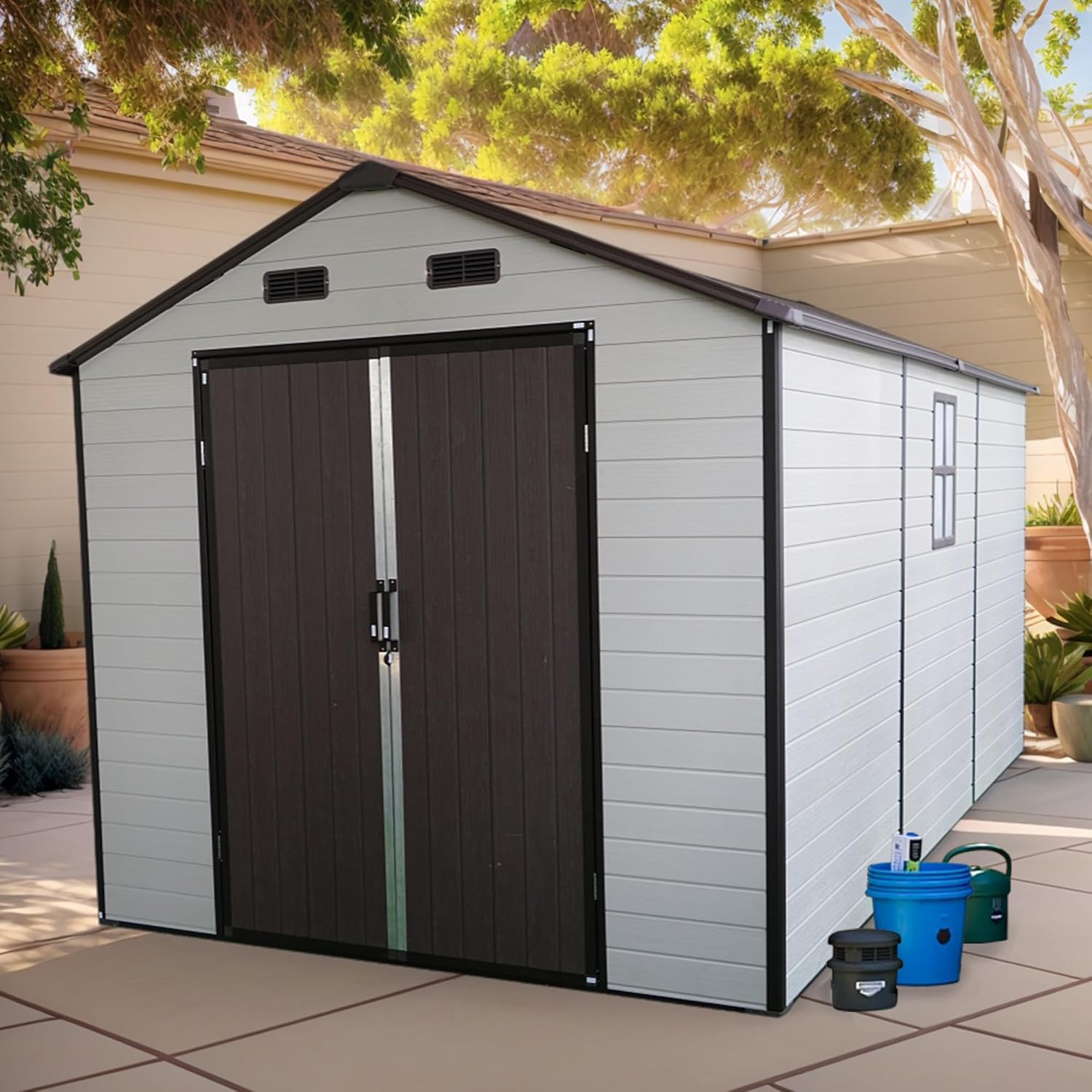 LANTRO JS 8x14 shed review - detailed features and technical specifications