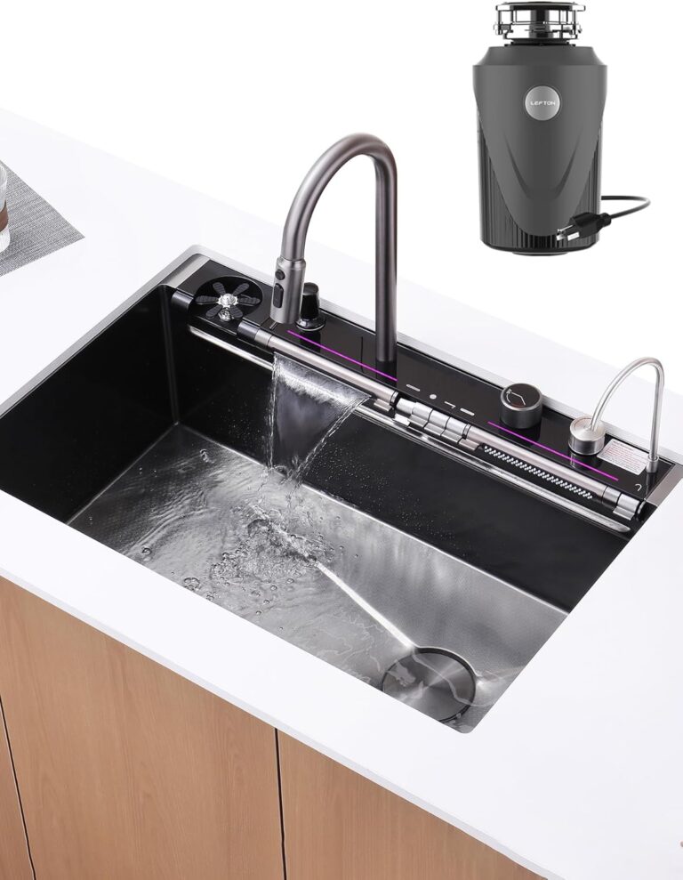 Reviews - Lefton Waterfall Sink Review: Honest Pros & Cons After Testing Image 1 of Lefton waterfall sink review