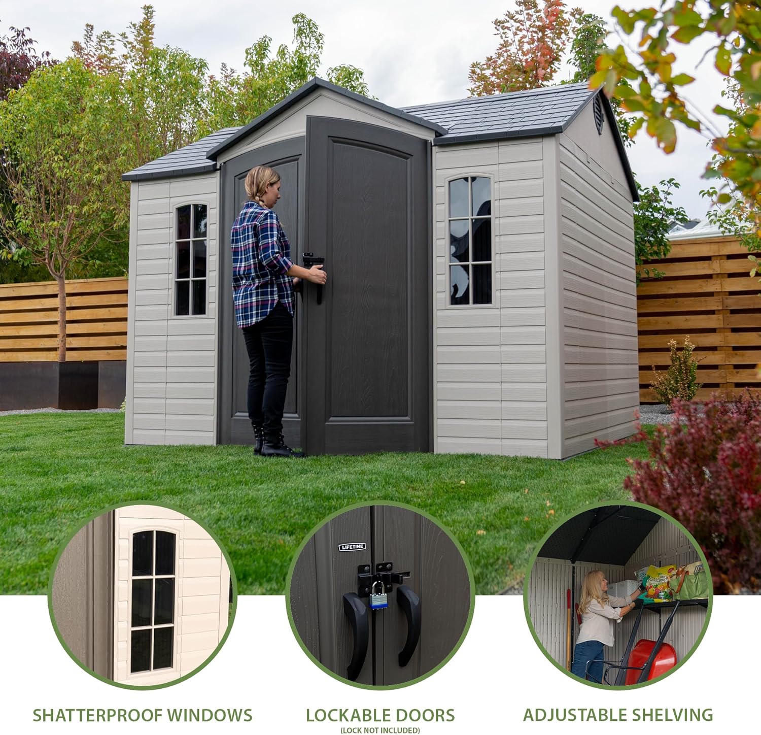Step-by-step guide for Lifetime 10x8 shed review - complete tutorial