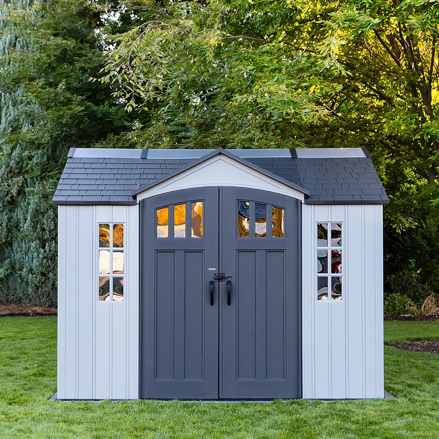 Reviews - Lifetime 10x8 Storage Shed Review: Our Honest Pros & Cons Lifetime 10x8 storage shed review unboxing and complete package contents