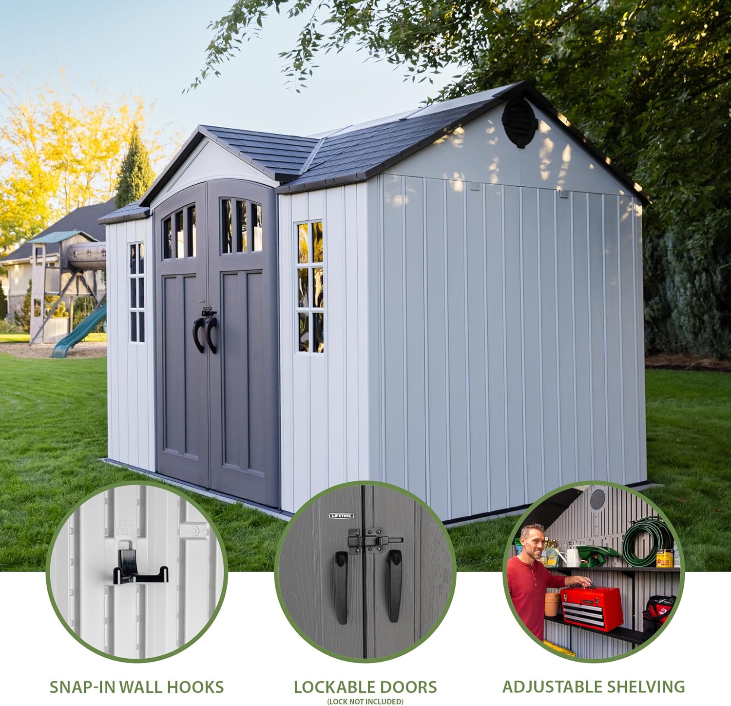 Reviews - Lifetime 10x8 Storage Shed Review: Our Honest Pros & Cons Lifetime 10x8 storage shed review performance testing and real-world results
