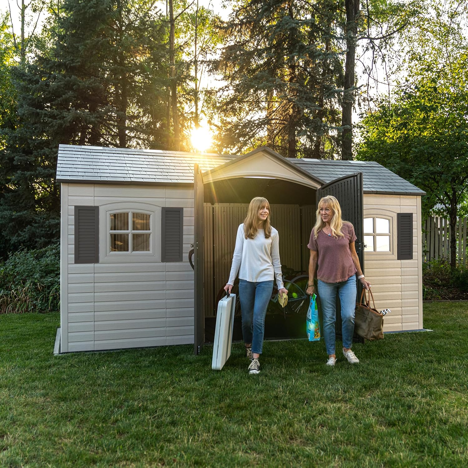 Step-by-step guide for Lifetime 15x8 shed review - complete tutorial