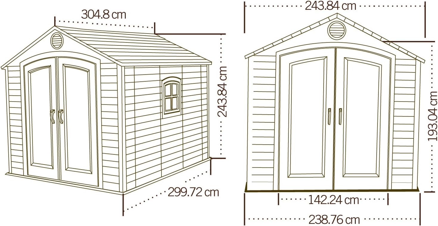 Reviews - Lifetime 8x10 Shed Review: Honest Pros & Cons Analysis Lifetime 8x10 shed review unboxing and complete package contents