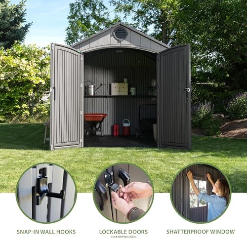 Step-by-step guide for Lifetime 8x10 shed review - complete tutorial