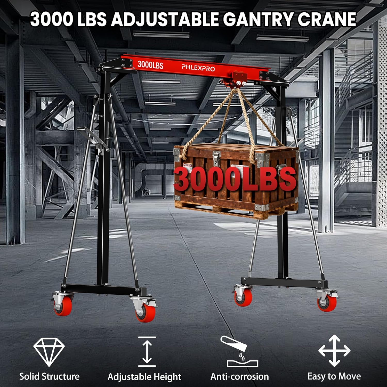 Reviews - MAX3000Lbs Gantry Crane Review: Honest Pros & Cons Tested MAX3000Lbs gantry crane review unboxing and complete package contents
