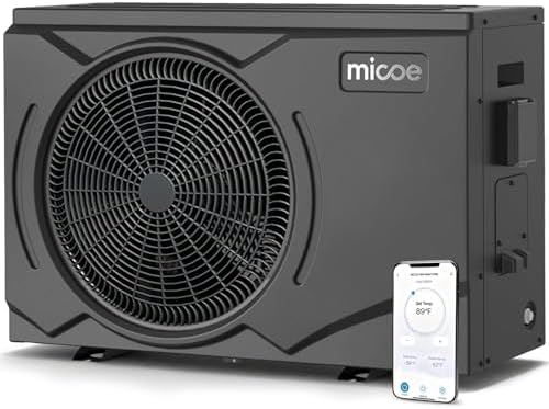 Image 1 of MICOE 100000 BTU pool heat pump review