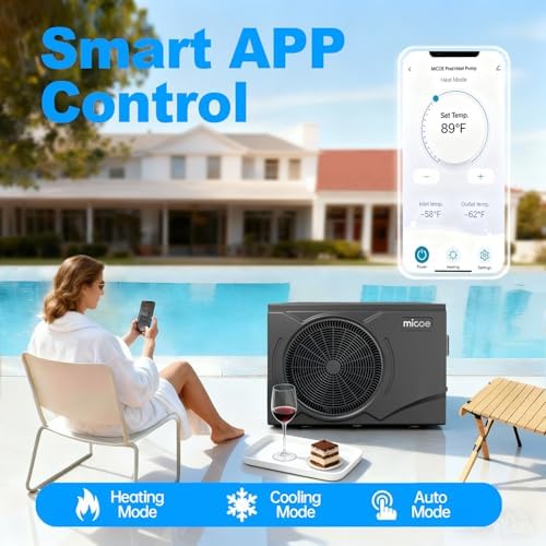 Step-by-step guide for MICOE 100000 BTU pool heat pump review - complete tutorial