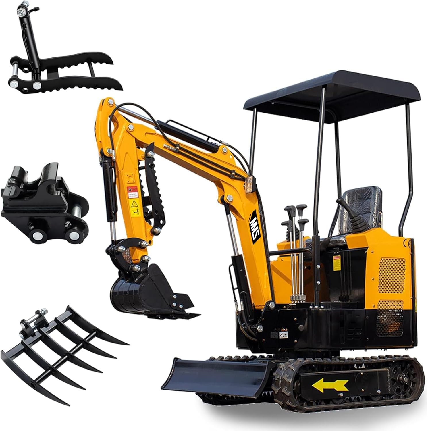 MMS15A mini excavator honest review - detailed features and technical specifications