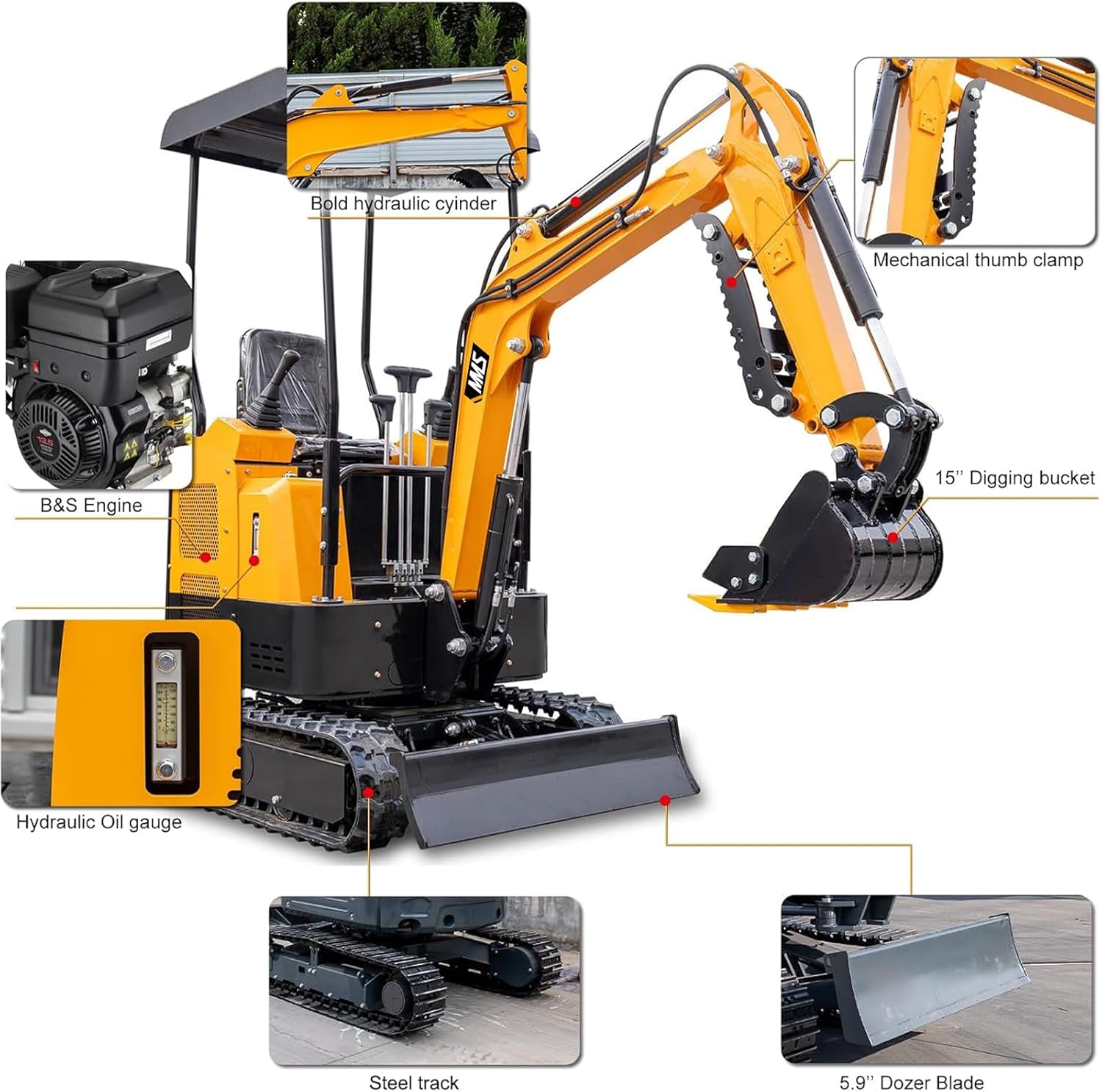 MMS15A mini excavator honest review performance testing and real-world results