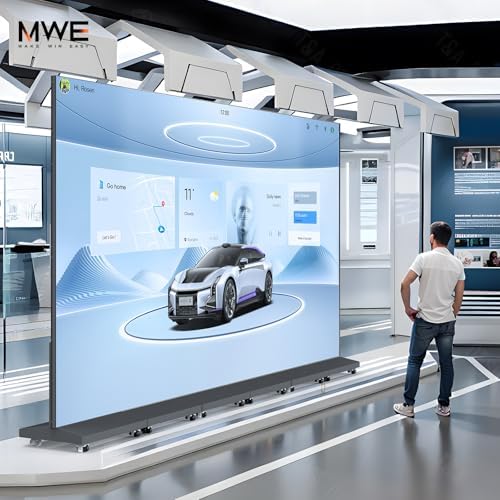 MWE P1.86 LED screen review package contents with flight case