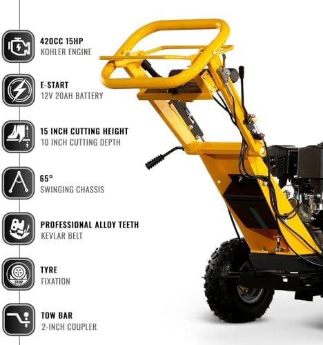 Reviews - MechMaxx SG380 Stump Grinder Review: Expert Pros & Cons Analysis MechMaxx SG380 Stump Grinder review unboxing and complete package contents