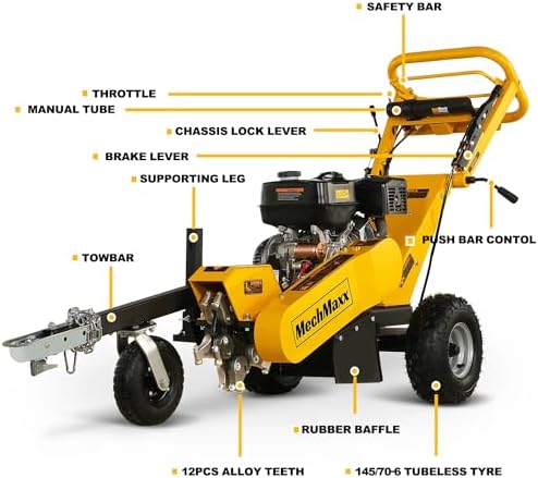 Reviews - MechMaxx SG380 Stump Grinder Review: Expert Pros & Cons Analysis MechMaxx SG380 Stump Grinder review performance testing and real-world results