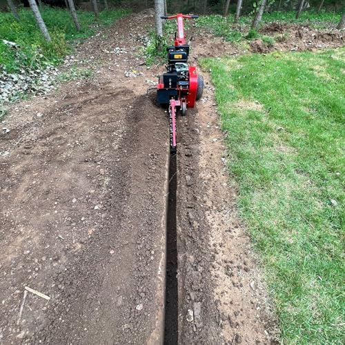 MechMaxx TCR1500 Mini Trencher review unboxing with components laid out