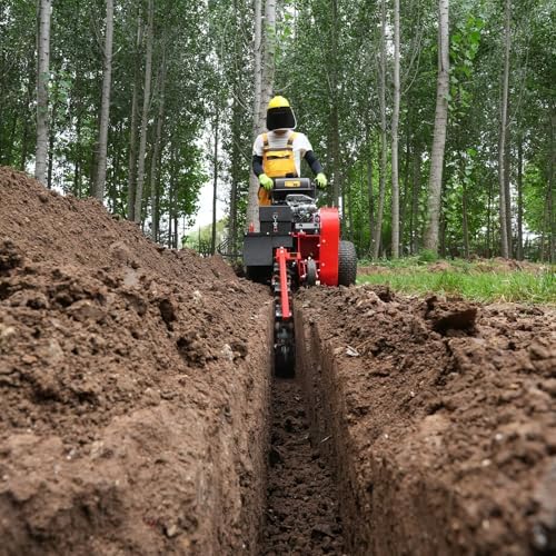 MechMaxx TCR1500 Mini Trencher review demonstration in operation