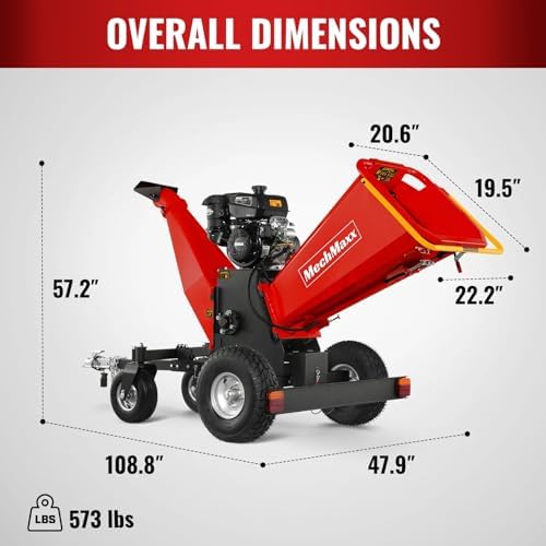 MechMaxx wood chipper review performance testing metrics