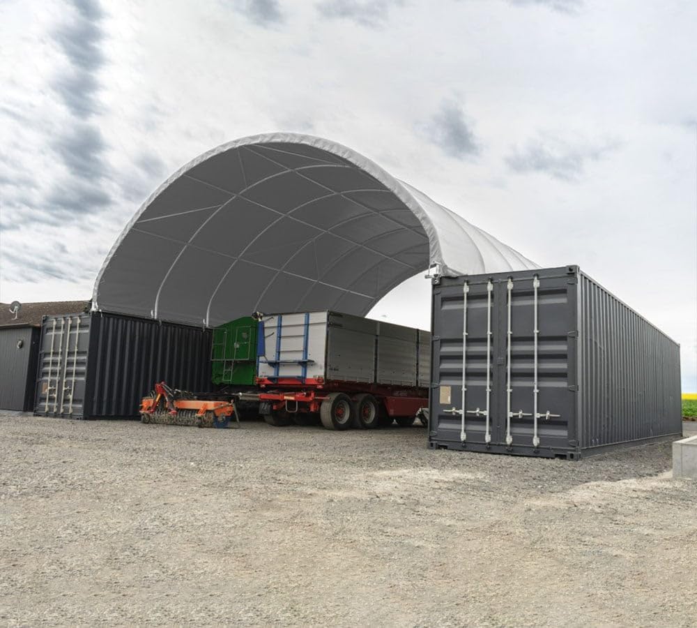 Reviews - Mytee Container Canopy Review: Honest Pros & Cons Analysis Mytee Container Canopy review - shelter during heavy snow load test