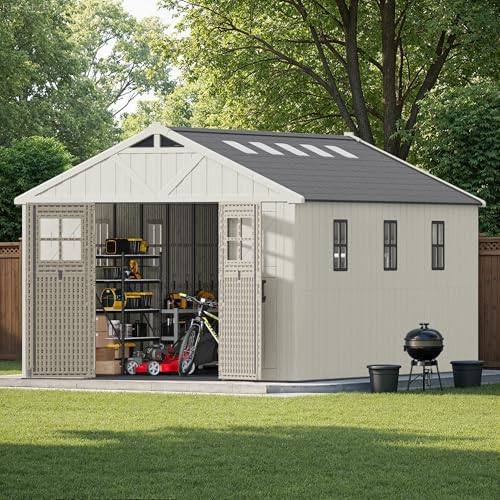 Reviews - Patiowell 10x16 Shed Review: Honest Pros & Cons Tested Patiowell 10x16 shed review unboxing and complete package contents