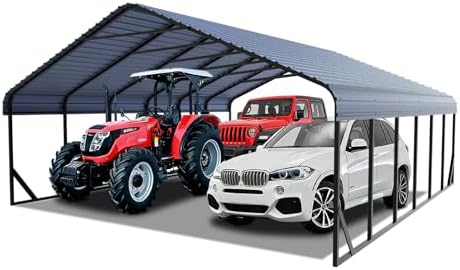 Reviews - Poborin Metal Carport Review: Honest Pros & Cons Analysis Image 1 of Poborin Metal Carport review