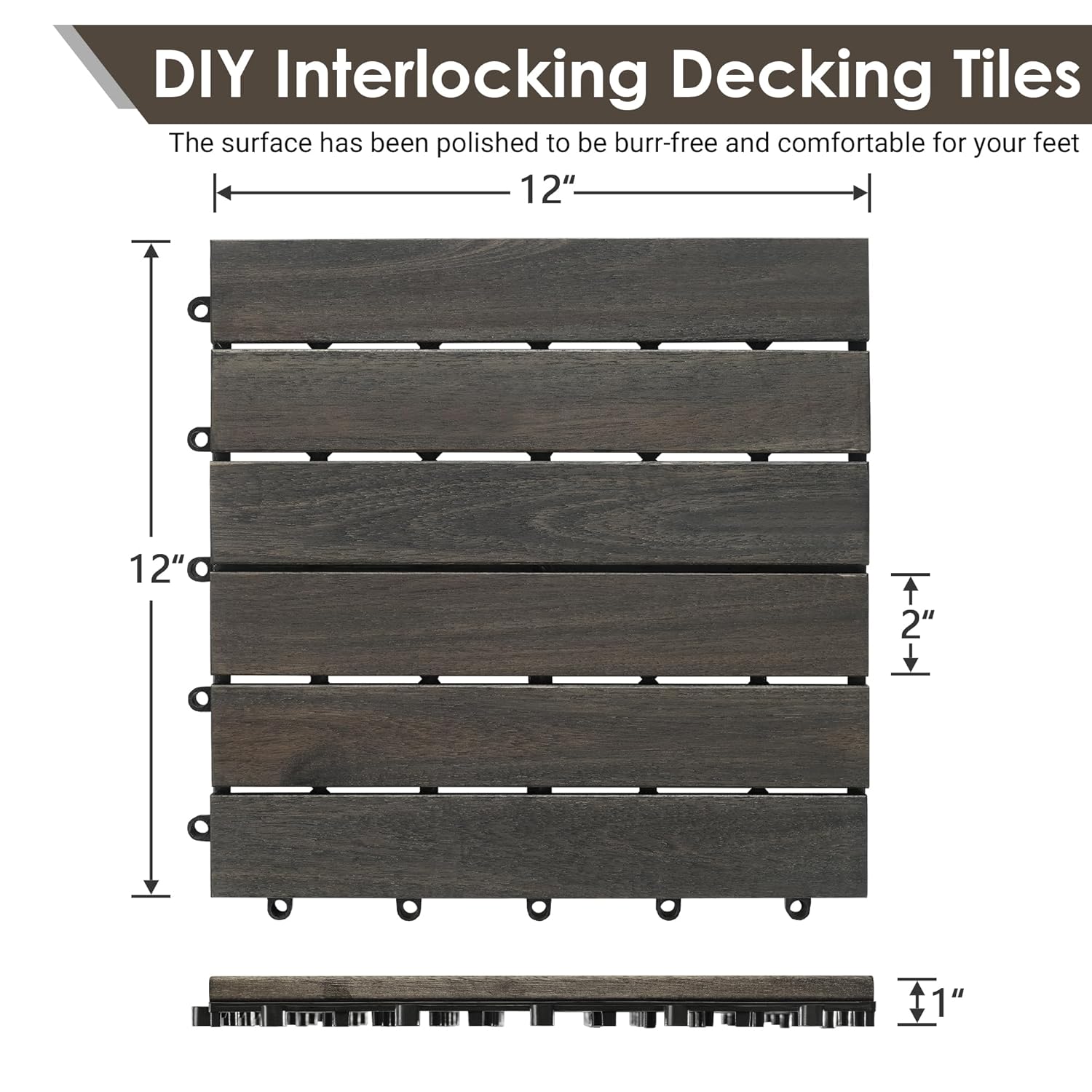 PrimeZone Acacia Deck Tiles review unboxing – all components shown