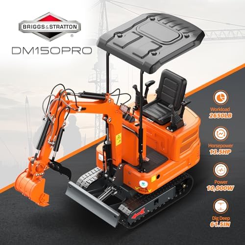 Reviews - RIppa DM150pro Mini Excavator Review: Honest Pros & Cons Tested RIppa DM150pro mini excavator review unboxing showing all included attachments