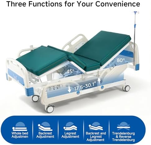 Real Relax electric hospital bed review unboxing with all components