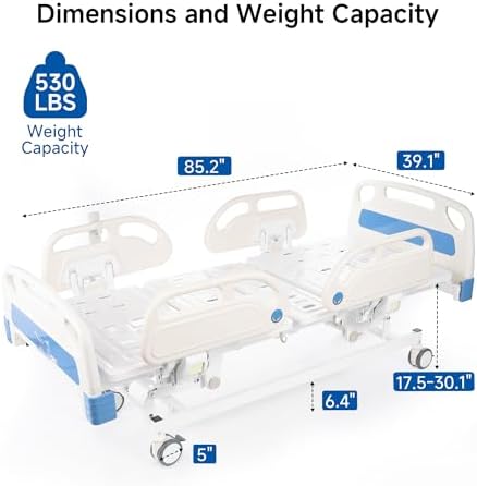 Real Relax electric hospital bed review testing in home environment