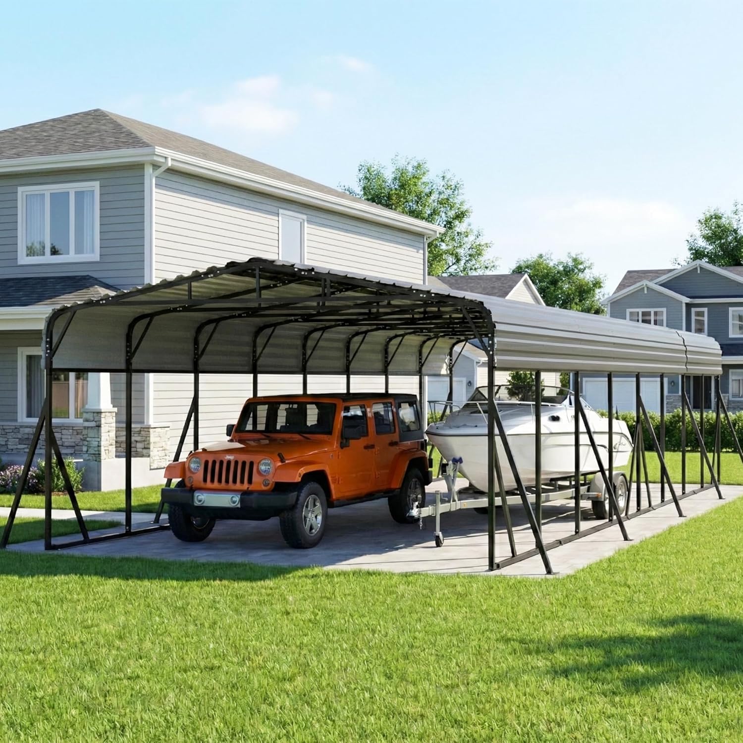 Ruelyn 20x40 carport review - detailed features and technical specifications