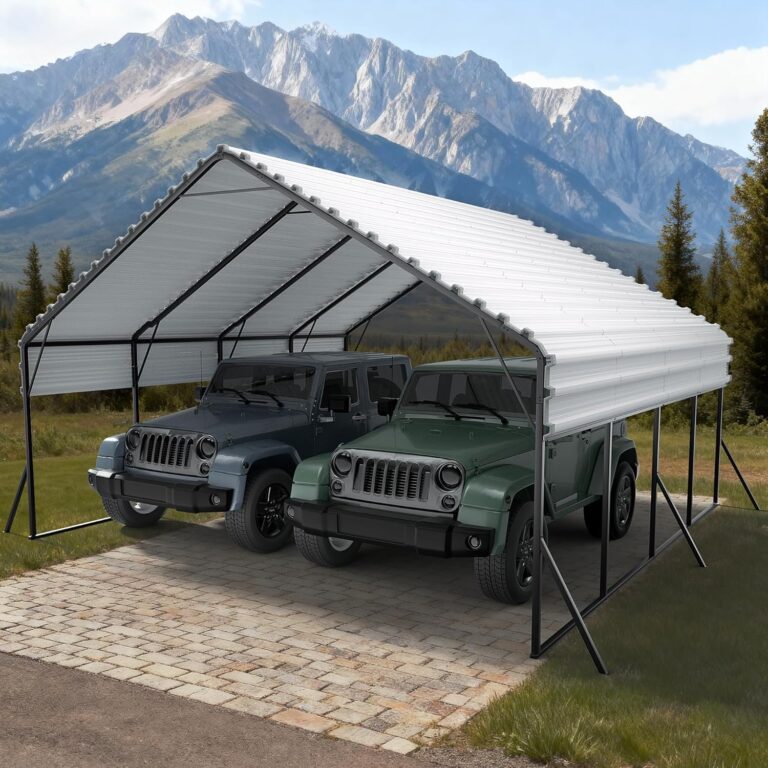 Reviews - Sailary Metal Carport Review: Honest Pros & Cons Tested Image 1 of Sailary Metal Carport review