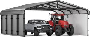 Image 1 of Sannwsg 20x20 metal carport review