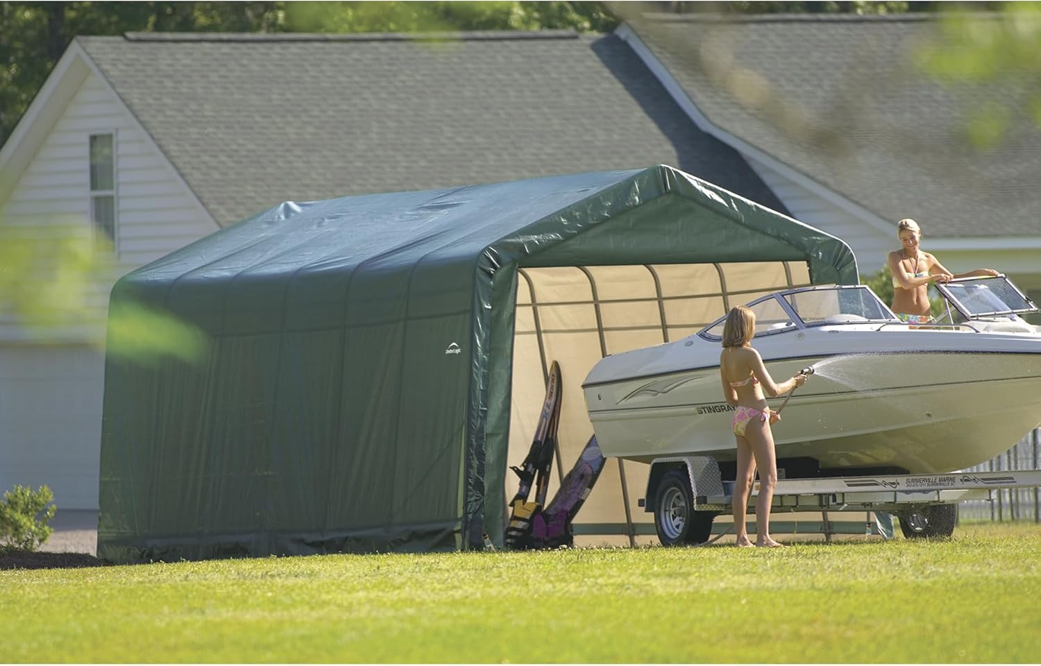 Reviews - ShelterLogic Peak Style Shelter Review: Our Honest Pros & Cons ShelterLogic Peak Style Shelter review unboxing and complete package contents