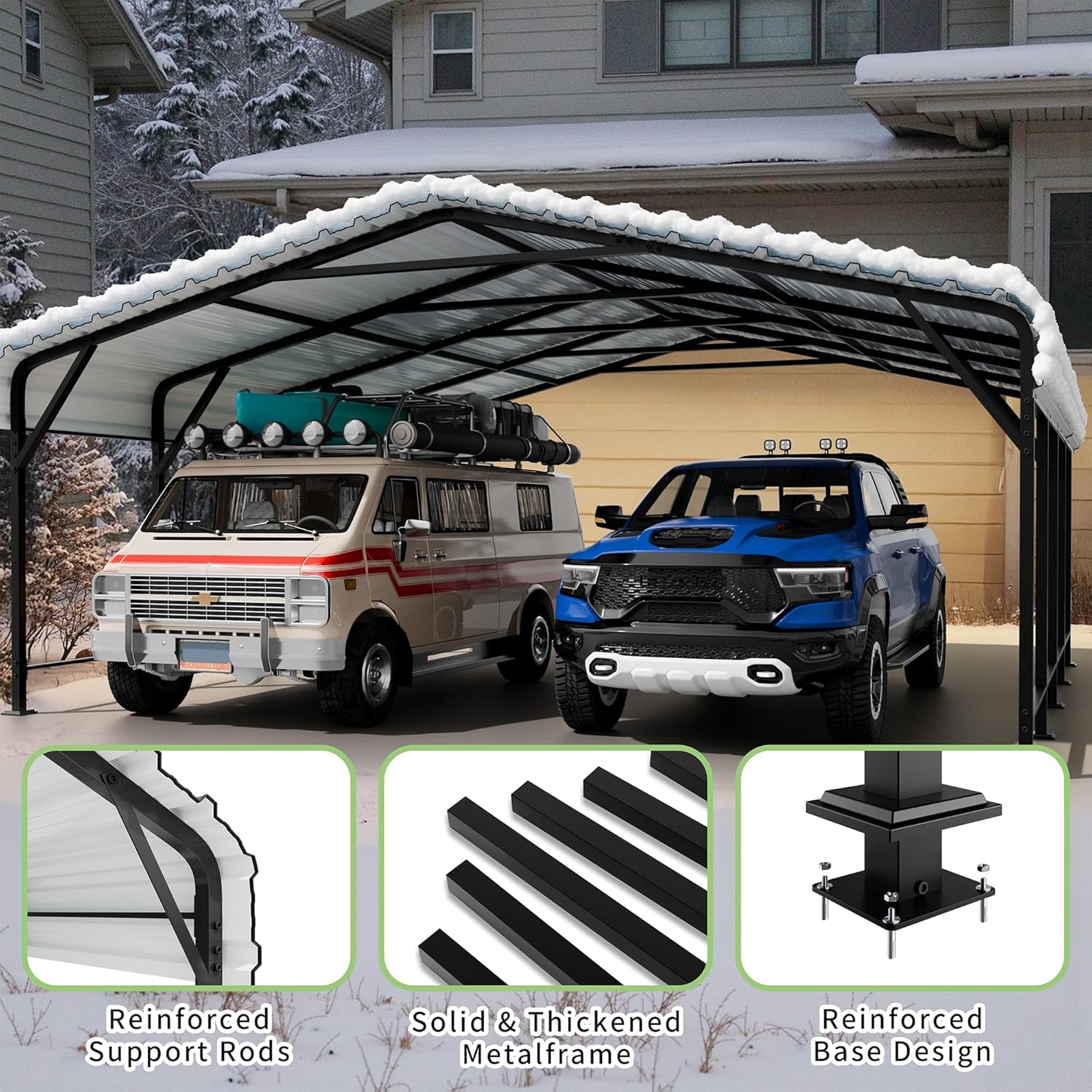 Step-by-step guide for Shintenchi metal carport review - complete tutorial
