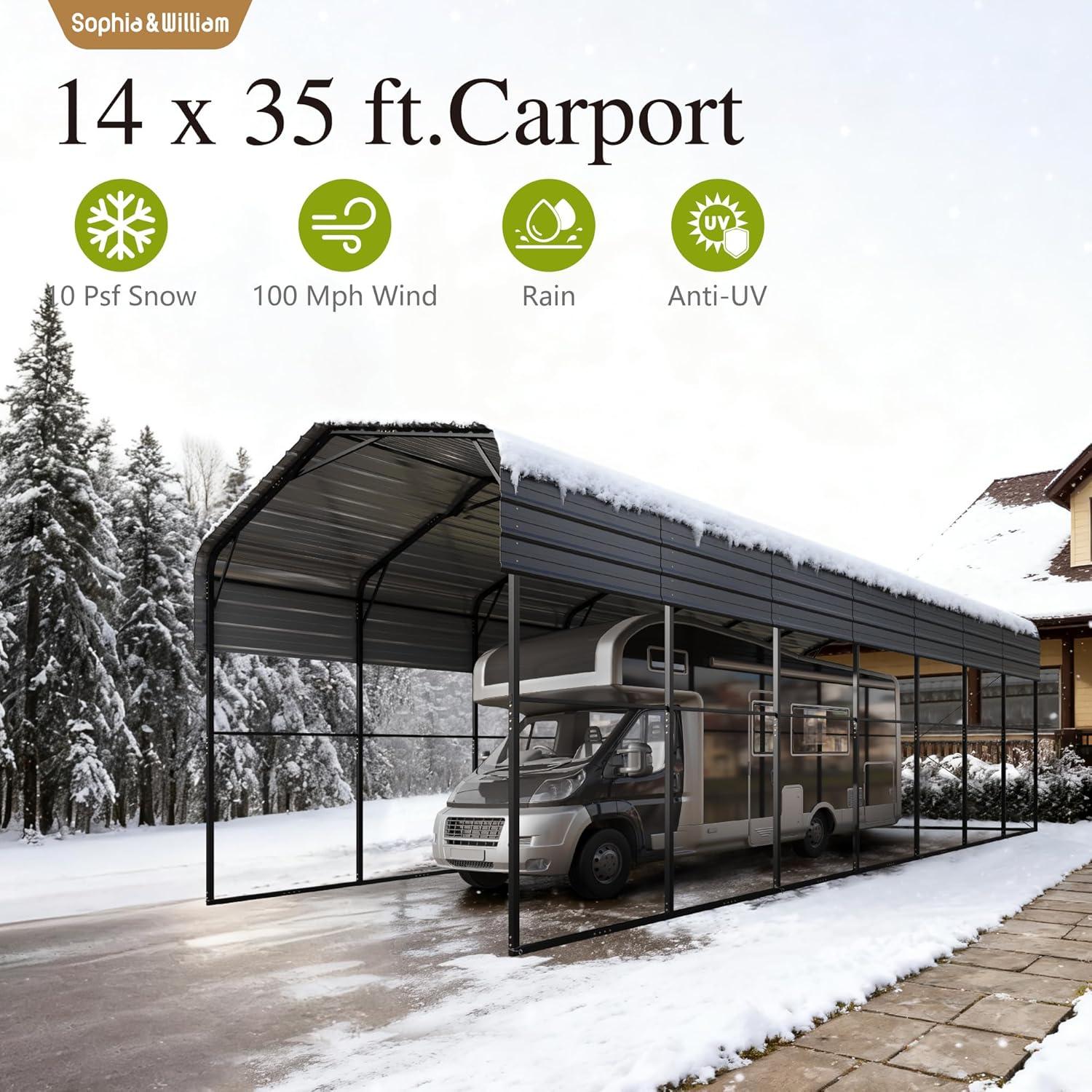 Step-by-step guide for Sophia & William RV carport review - complete tutorial