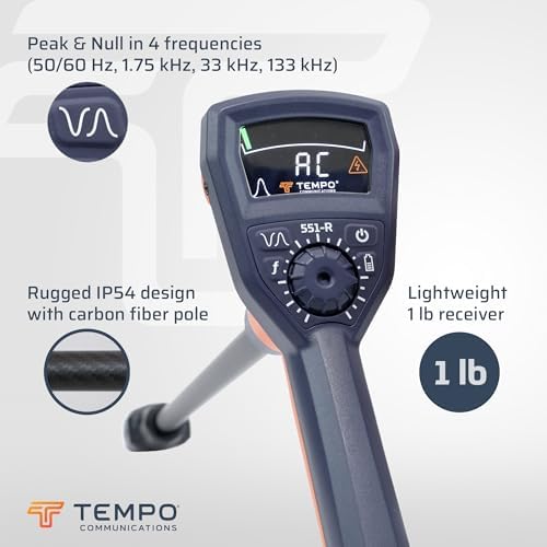 Step-by-step guide for TEMPO 551 Underground Locator review - complete tutorial