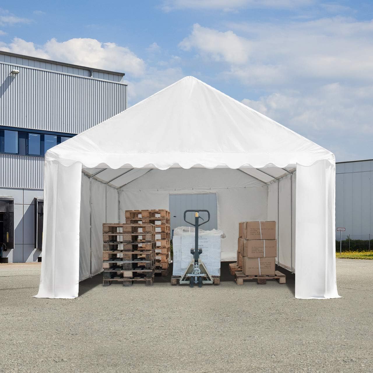 Reviews - TOOLPORT 13x26 Storage Tent Review - Honest Pros & Cons Step-by-step guide for TOOLPORT 13x26 storage tent review - complete tutorial