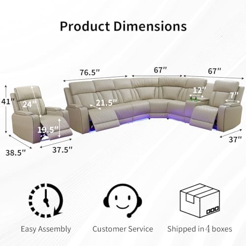 Reviews - Toseslo Power Recliner Honest Review: Comfort & Storage Tested Toseslo Power Recliner honest review unboxing showing all components
