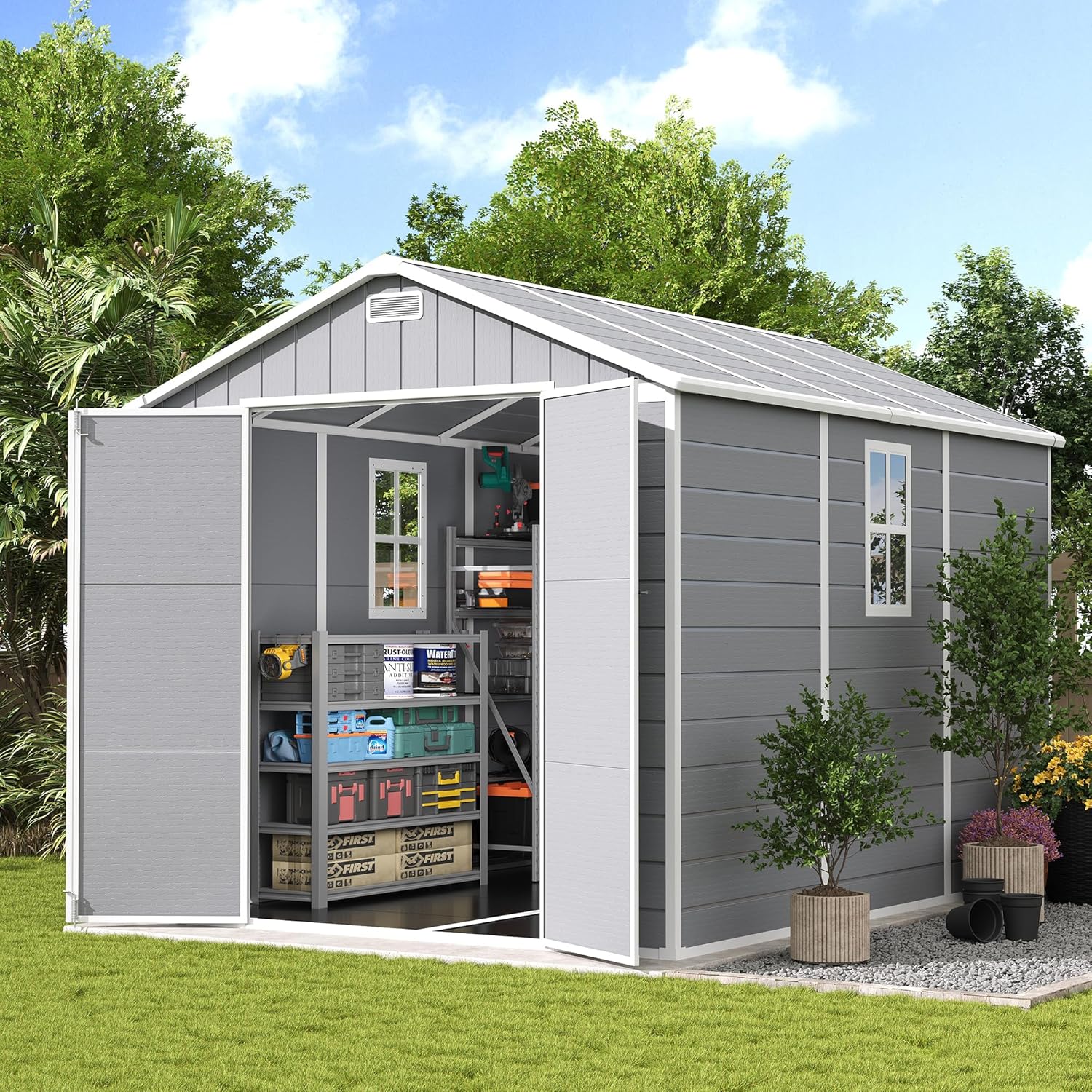 UDPATIO 8x10 shed review - detailed features and technical specifications