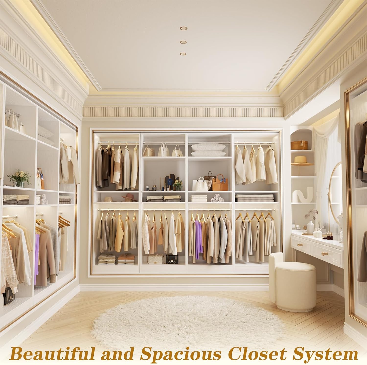 Unikito 100 inch closet system review unboxing and complete package contents