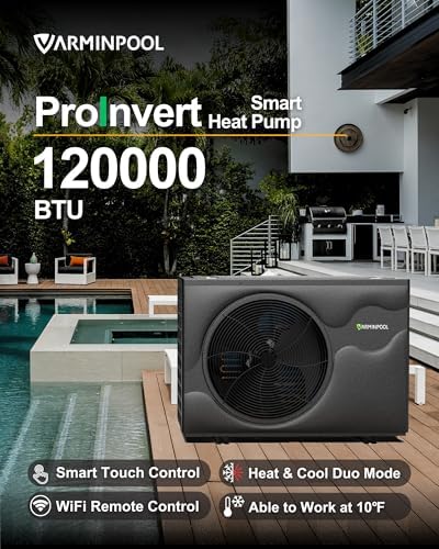 VARMINPOOL 120000BTU pool heat pump review unboxing and complete package contents