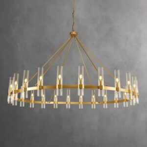 Image 1 of VARTTYAL Wagon Wheel Chandelier review