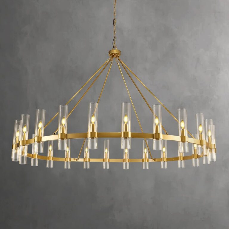 Image 1 of VARTTYAL Wagon Wheel Chandelier review