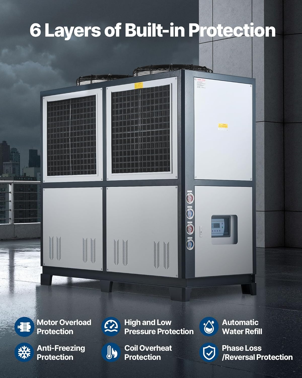 Step-by-step guide for VEVOR 25 HP Water Chiller review - complete tutorial